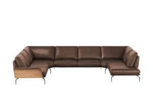 Nils Olsen Wohnlandschaft  Alva ¦ braun Polstermöbel > Sofas > Wohnlandschaften - Höffner