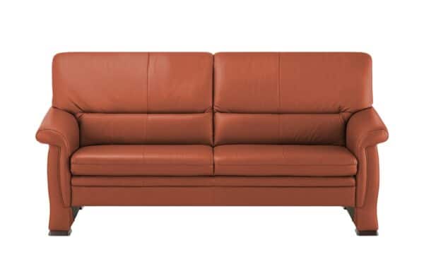 himolla Ledersofa  2253 ¦ orange Polstermöbel > Sofas > 2-Sitzer - Höffner