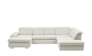 Lounge Collection Wohnlandschaft Flachgewebe  Affair ¦ creme Polstermöbel > Sofas > Wohnlandschaften - Höffner