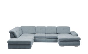 Lounge Collection Wohnlandschaft Flachgewebe  Affair ¦ blau Polstermöbel > Sofas > Wohnlandschaften - Höffner