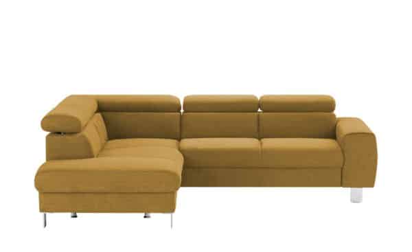 uno Ecksofa  Los Angeles ¦ gelb Polstermöbel > Sofas > Ecksofas - Höffner