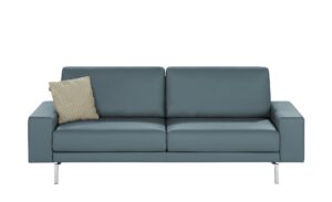 hülsta Sofa Sofabank aus Leder  HS 450 ¦ blau Polstermöbel > Sofas > Einzelsofas - Höffner