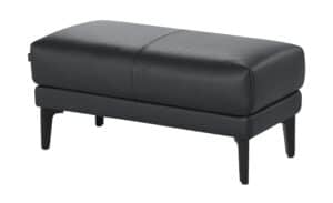 hülsta Sofa Polsterbank aus Leder  HS 450 ¦ schwarz Polstermöbel > Hocker - Höffner