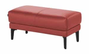 hülsta Sofa Polsterbank aus Leder  HS 450 ¦ rot Polstermöbel > Hocker - Höffner