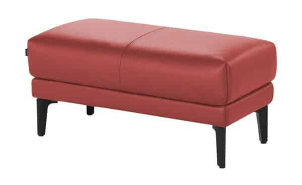 hülsta Sofa Polsterbank aus Leder  HS 450 ¦ rot Polstermöbel > Hocker - Höffner