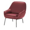 hülsta Sofa Ledersessel  HS 482 ¦ rot Polstermöbel ></noscript> Sessel > Ledersessel - Höffner