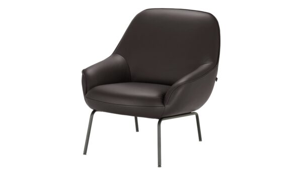 hülsta Sofa Ledersessel  HS 482 ¦ braun Polstermöbel > Sessel > Ledersessel - Höffner