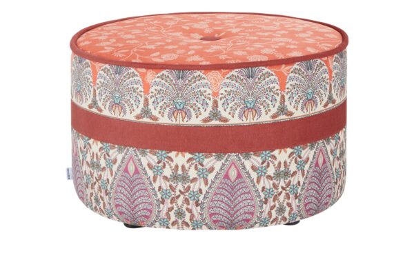 bassetti by SCHRÖNO Pouf  Tino ¦ rot Ø: 63 Polstermöbel > Hocker > Sitzpouf - Höffner