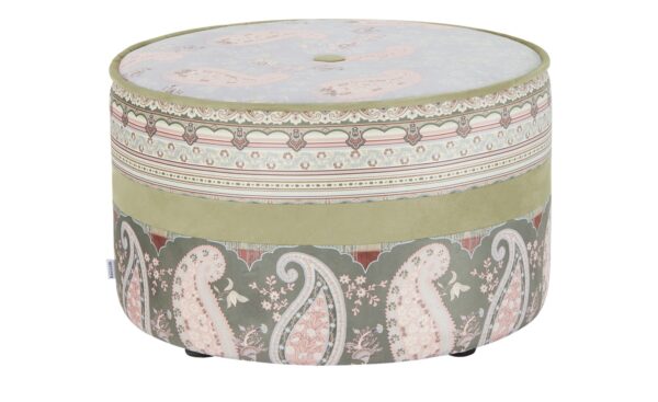 bassetti by SCHRÖNO Pouf  Tino ¦ grün Ø: 63 Polstermöbel > Hocker > Sitzpouf - Höffner