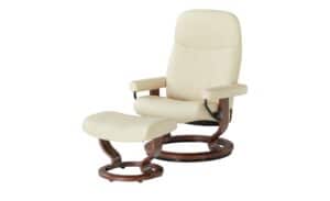 Stressless Sessel-Hocker-Set  Garda M ¦ creme Polstermöbel > Sessel > Fernsehsessel - Höffner