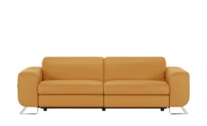 JOOP! Ledersofa  8151 ¦ gelb Polstermöbel > Sofas > 3-Sitzer - Höffner