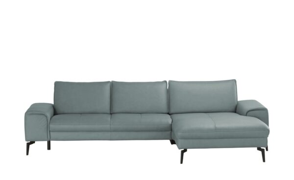 Wohnwert Ecksofa Leder  Kalea ¦ blau Polstermöbel > Sofas > Ecksofas - Höffner