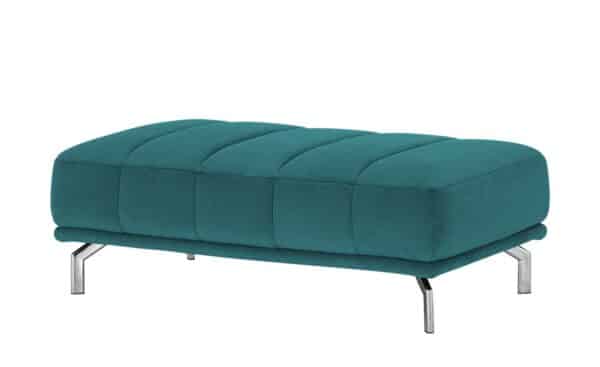 Lounge Collection XXL-Hocker  Sarina ¦ türkis/petrol Polstermöbel > Hocker - Höffner