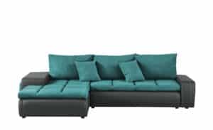 switch Ecksofa mit 2 Sitzhocker  Riva ¦ türkis/petrol Polstermöbel > Sofas > Ecksofas - Höffner