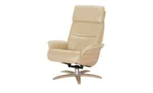 Relaxsessel Leder  Balance ¦ beige Polstermöbel > Sessel > Fernsehsessel - Höffner