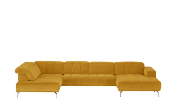 Lounge Collection Wohnlandschaft  Sarina ¦ gelb Polstermöbel > Sofas > Wohnlandschaften - Höffner