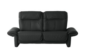 Musterring Ledersofa  MR 380 ¦ schwarz Polstermöbel > Sofas > 2-Sitzer - Höffner