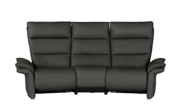 Wohnwert Trapezsofa aus Leder  Corvina ¦ schwarz Polstermöbel > Sofas > 3-Sitzer - Höffner