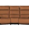 Wohnwert Trapezsofa aus Leder  Corvina ¦ orange Polstermöbel ></noscript> Sofas > 3-Sitzer - Höffner