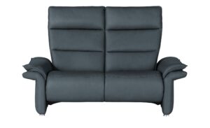 Wohnwert Ledersofa  Corvina ¦ blau Polstermöbel > Sofas > 2-Sitzer - Höffner