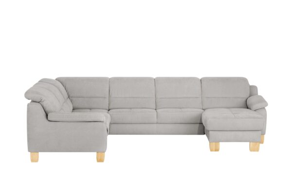 meinSofa Wohnlandschaft  Hanna ¦ grau Polstermöbel > Sofas > Wohnlandschaften - Höffner