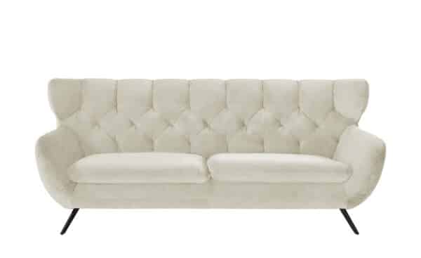 pop Sofa  Caldara ¦ creme Polstermöbel > Sofas > 3-Sitzer - Höffner