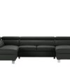 uno Wohnlandschaft Avola ¦ schwarz Polstermöbel > Sofas > Schlafsofas - Höffner