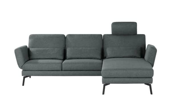 Ecksofa mit Funktion  Twister ¦ grau Polstermöbel > Sofas > Ecksofas - Höffner