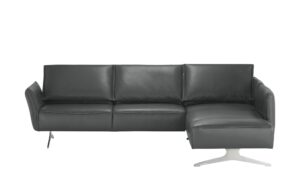 KOINOR Ecksofa Leder  Vineto ¦ grau Polstermöbel > Sofas > Ecksofas - Höffner