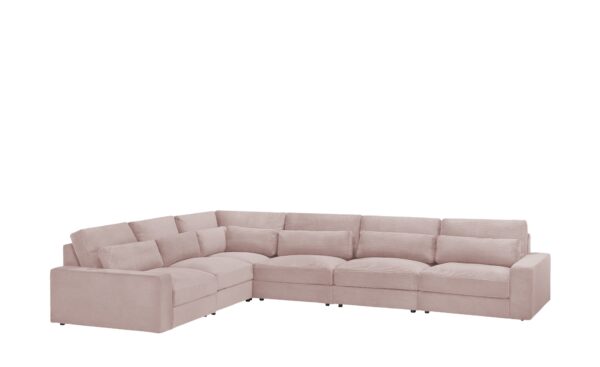 Ecksofa  Branna ¦ rosa/pink Polstermöbel > Sofas > Ecksofas - Höffner