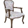Barocksessel impré Braun