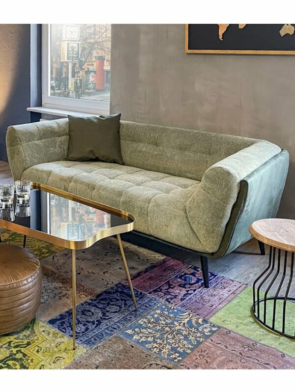 Sofa impré Moosgrün