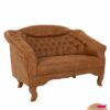 Sofa impré Cognac