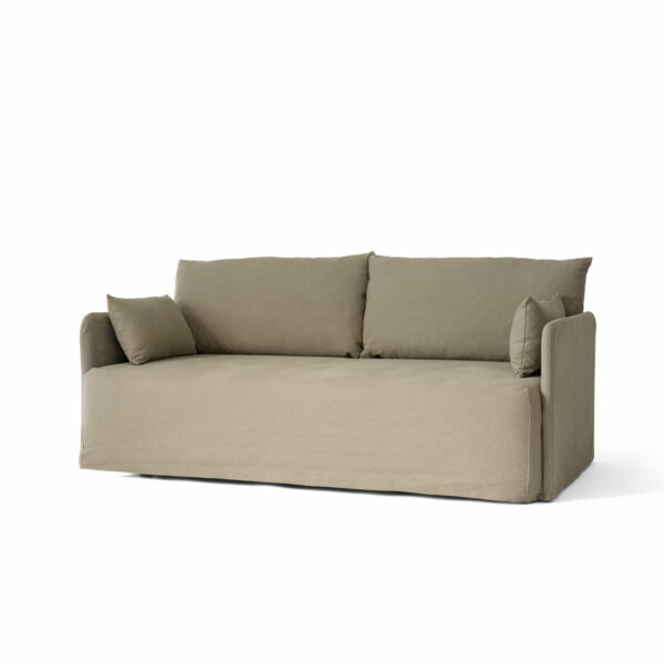 MENU - Offset 2-Sitzer Sofa mit abnehmbarem Bezug