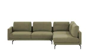 hülsta Sofa Ecksofa  HS 414 ¦ grün Polstermöbel > Sofas > Ecksofas - Höffner