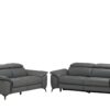Sitzgruppe 2-teilig Danae ¦ grau Polstermöbel > Sofas > Sitzgruppen - Höffner
