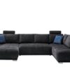 Wohnlandschaft Kerrin ¦ schwarz Polstermöbel > Sofas > Schlafsofas - Höffner