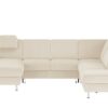 meinSofa Wohnlandschaft Jana ¦ creme Polstermöbel > Sofas > Schlafsofas - Höffner