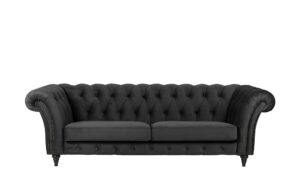 SOHO Einzelsofa  Churchill ¦ schwarz Polstermöbel > Sofas > 3-Sitzer - Höffner