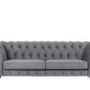 SOHO Einzelsofa Churchill ¦ grau Polstermöbel > Sofas > 3-Sitzer - Höffner
