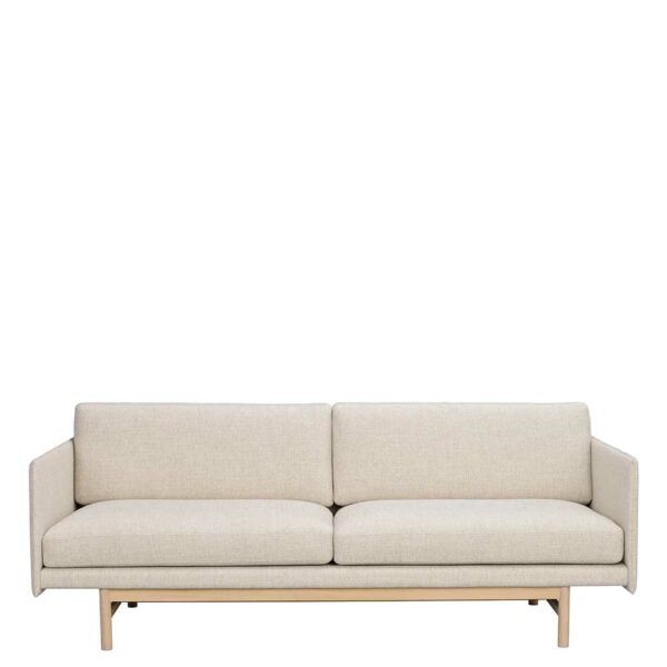 Skandi Couch in Beige Eiche White Wash