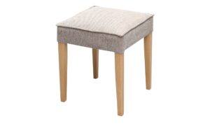 Woodford Polsterhocker  Laron ¦ beige Polstermöbel > Hocker - Höffner