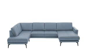 meinSofa Wohnlandschaft  Mike ¦ blau Polstermöbel > Sofas > Wohnlandschaften - Höffner