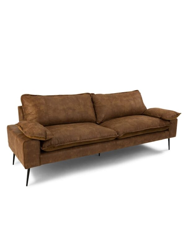 Sofa mit Materialmix