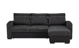 Ecksofa  Mocca ¦ schwarz Polstermöbel > Sofas > Ecksofas - Höffner