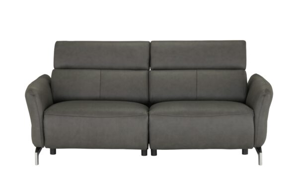 uno Sofa 3-sitzig  Messina ¦ grau Polstermöbel > Sofas > Ledersofas - Höffner