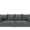 uno Big Sofa  London ¦ grau Polstermöbel ></noscript> Sofas > 3-Sitzer - Höffner