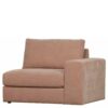 Einsitzer modular Couch in Rosa Webstoff modernes Design