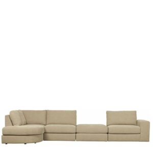 Beige Sofa Kombination mit fünf Sitzplätzen 391 cm breit