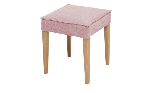 Woodford Polsterhocker  Laron ¦ rosa/pink Polstermöbel > Hocker - Höffner